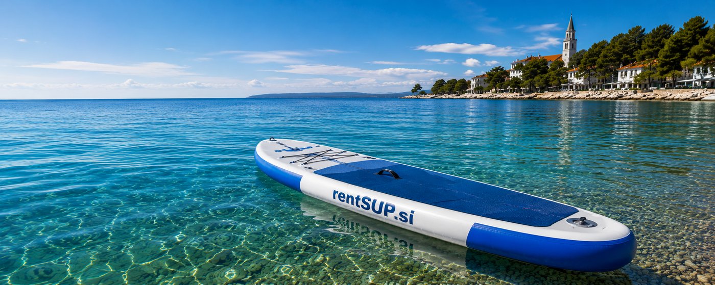 RentSUP.si SUP deska na morju